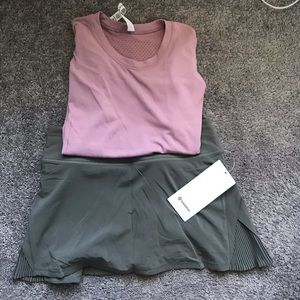 NWT Lululemon Play Off the Pleats Skirt Sz4